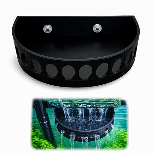 Image of Aquarium Filter Baffle, Universal HOB Filter Compatible, Slow Flow Design for Betta Fish and Shrimp Tanks, 2 Suction Cups for Easy to Install Aquarium (Small)