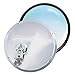 RoadPro RP-19SOS 8.5" Stainless Steel Adjustable Convex Mirror - Offset Stud