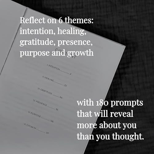 Image of Guided Journal for Self-Discovery - 180 Undated Prompts for Gratitude, Healing, Personal Growth & Mindfulness - Wellness Journal for Emotional Clarity, Self Care & Mental Health Gift for Women & Men