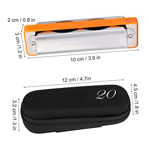 Dilwe Harmonica, C Key AM-20D Phosphore Bronze Reed 10 Trous 20 Tons Blues Harmonica Instrument à Vent pour Adultes… - Les Beatles, Paul McCartney, John Lennon, RIngo Starr, George Harrison Dilwe Harmonica, C Key AM-20D Phosphore Bronze Reed 10 Trous 20 Tons Blues Harmonica Instrument à Vent pour Adultes… – Image 4