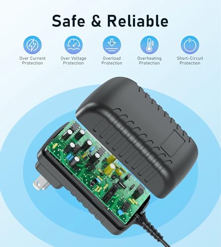 9V DC AC Power Adapter Compatible with Gold's Gym Cycle Trainer 300Ci 400Ri Excerise Bikes