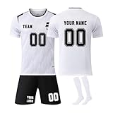 Tissu respirant pour un maximum de rester au frais et au sec même pendant les jeux. Fabriqué à partir de 100 % polyester, cet uniforme de football dispose d'un léger et respirant qui évacue l'évacuation de l'humidité