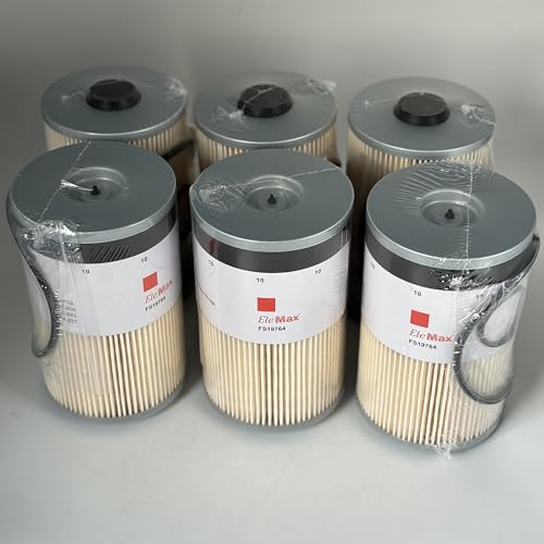 GREND 6/Pack FS19764 Fuel Water Separator Filter Replace For CUMMINS ISX ISL9 ISX15 ISX12 X12 X15 ISX11.9 Diesel Engine Caterpillar CT13 2015-2016 CT15 13-16 Diesel Engine biodiesel compatible