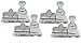 Q-Straint Mounting Hardware L-Track 4 Pack | Q8-6500-L