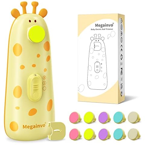 Megainvo 13 in 1 Electric Baby Nail Trimmer Cover