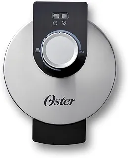 Oster Máquina de waffle belga antiaderente, ferro de waffle de cerâmica antiaderente