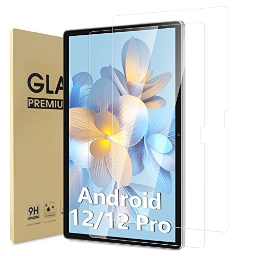 WD&CD 2 Protectores de Pantalla Compatible con Blackview Tab 12/ Tab 12 Pro, 10.1'' 9H Dureza, Alta Definición, Cristal Templado