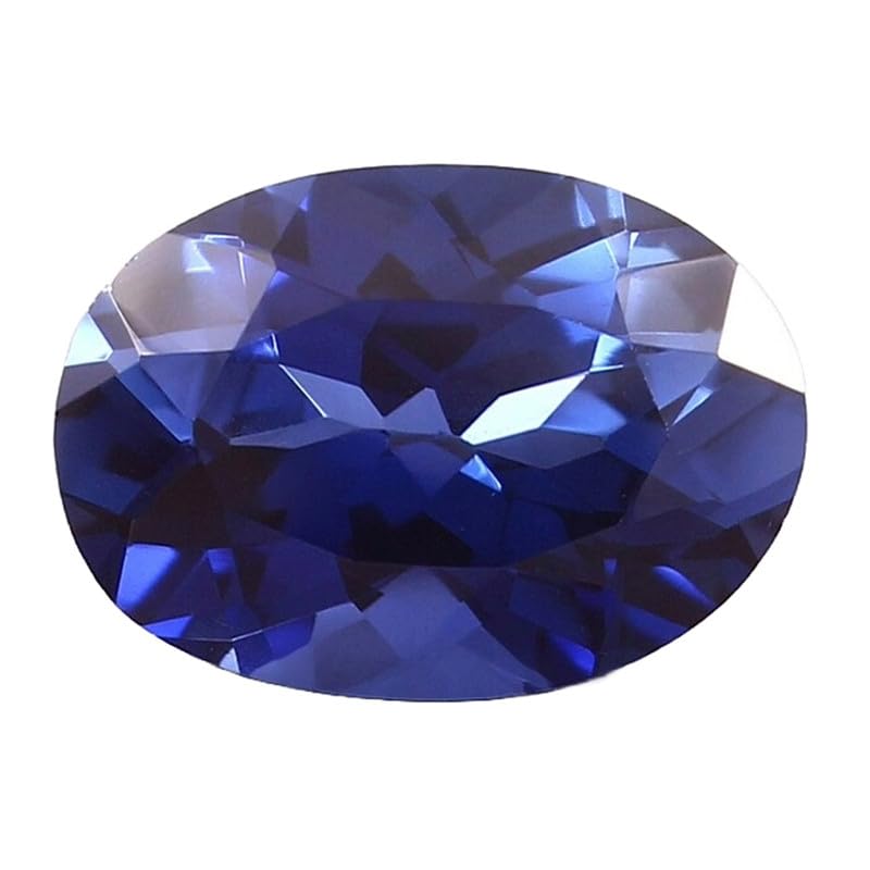 Saphir bleu naturel ovale 10x12mm pour personnaliser vos colliers et pendentifs