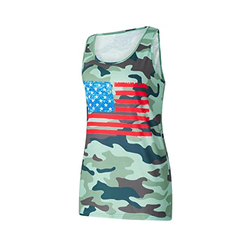 Family Matching Vest Independence Day Mommy and Me Outfits Women Girls 4th of July Sleeveless Stars Stripes Print Vest Tops2