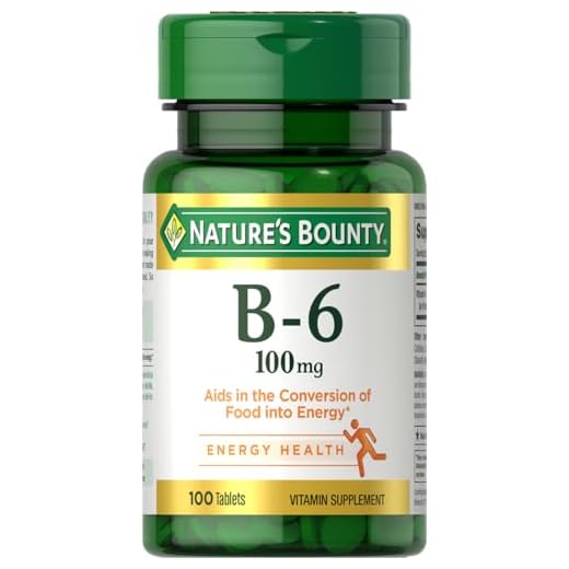 Nature's Bounty Vital B6 Tablets 100mg