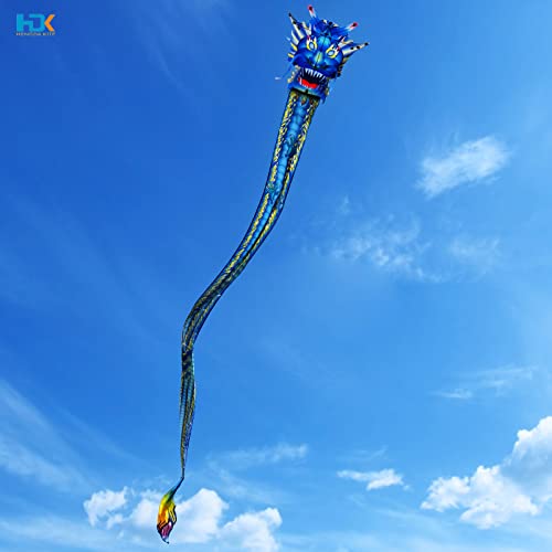 Hengda Kite Legendary Dragon Kite,For Kids And Adults,Easy To Fly,Excellent Fabric And Structure Design,Suitable For Square, Beach, Grass, Park,Excellent Gift,(35X157) In #TOP4