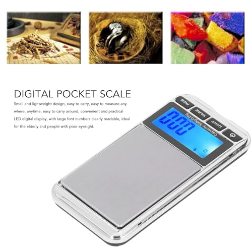 Báscula digital portátil de bolsillo para joyería 500g miniatura 4