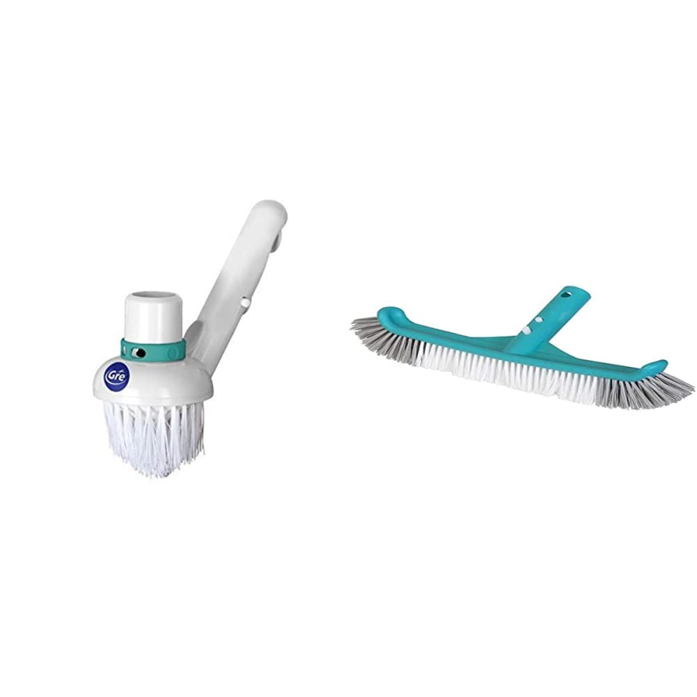Brosse pour nettoyer le fond de la piscine aspirante Gre 40806 et brosse parois 40041SN