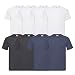 Produktbild 8 Fruit of the loom T Shirts Valueweight T Rundhals M L XL XXL 3XL 4XL 5XL Übergröße Diverse Farbsets (M, 4Weiß/2DarkHeatherGrey/2VintageHeatherNavy)