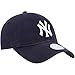 New Era Women's MLB Core Classic 9TWENTY Team Color Home Adjustable Hat Cap One Size Fits All - New York Yankees Navy