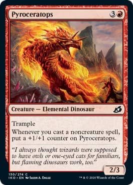 Magic: The Gathering - Pyroceratops - Foil - Ikoria: Lair of Behemoths