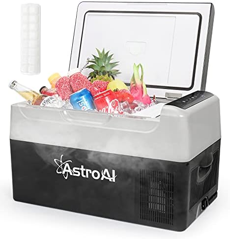 AstroAI Car Refrigerator 22 Litre, Portable Car Fridge Freezer for Truck, RV, Boat, Camping and Travel, 12/24V DC and 230 AC, -20 to 20