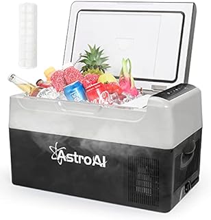 AstroAI Car Refrigerator 22 Litre, Portable Car Fridge Freezer for Truck, RV, Boat, Camping and Travel, 12/24V DC and 230 AC, -20 to 20