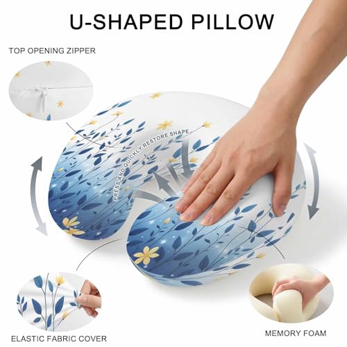 Almohada de espuma viscoelástica 29x29x10 cm ergonómica miniatura 5