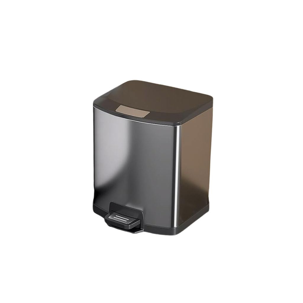 Sdydsge 13.0L/3.4Gal Bin， Home Kitchen Trash Can Stainless Steeldal Garbage Container Bin With Lid Waste Organizer Large Capacity/7.0L/1.8Gal