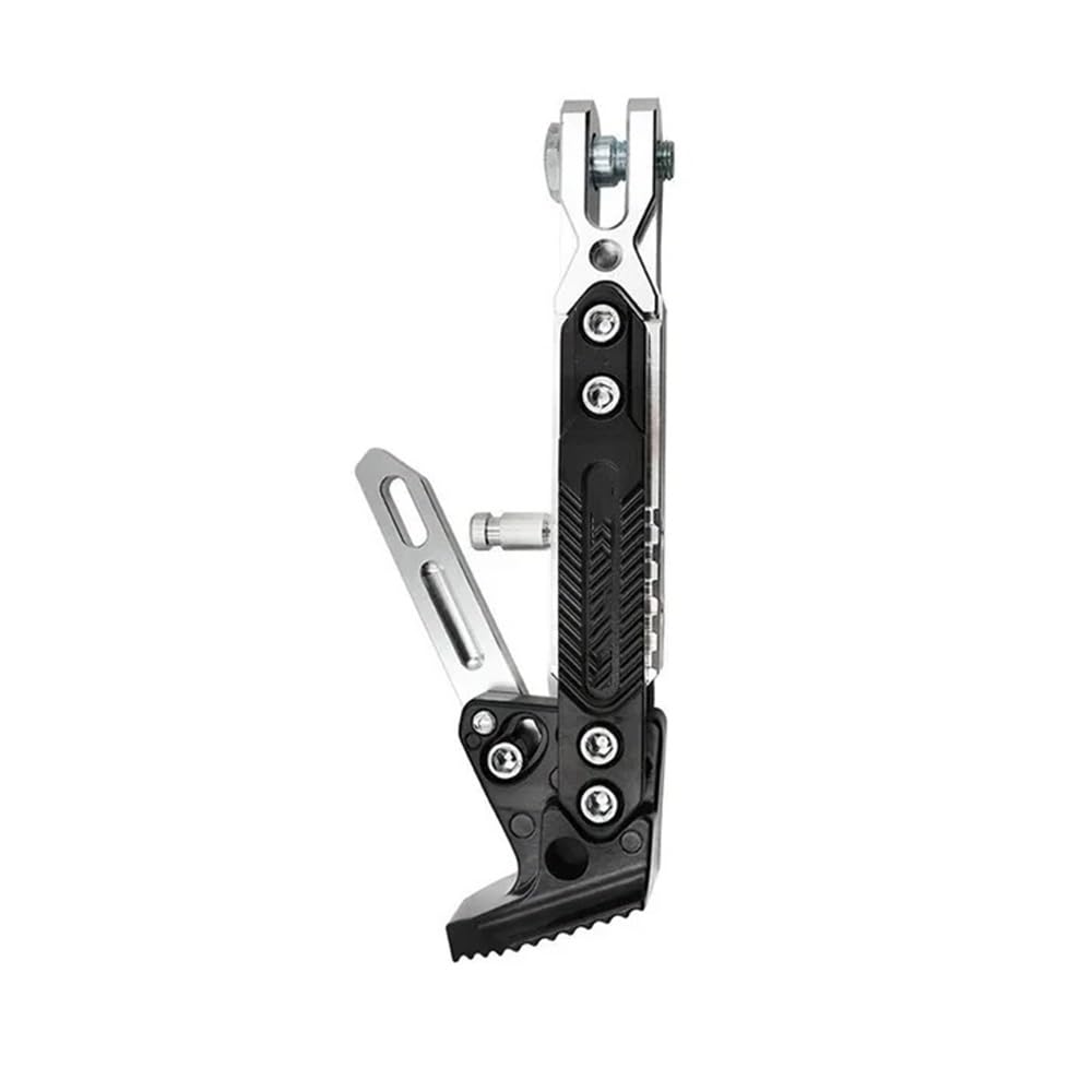 SA2VN6 Kickstand Parking Stand Motorbike Bicycle Adjustable Metal Foot Side Stand Motorcycle Kickstand Kick Bracket Supportor Parking Accessories