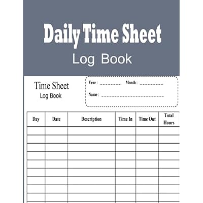 Daily Time sheet Log Book