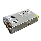 [Stromversorgung - Hohe Stromkapazität] Ein 12 Volt 40 Ampere Transformator liefert eine 12 Volt Gleichstrom Stromversorgung. Dies kann verwendet werden, um die niedrige Spannungsleistung zu liefern, die elektronische Geräte benötigen. Die 40-Ampere-Stromkapazität zeigt, dass der Transformator für Geräte geeignet ist, die hohe Ströme erfordern. Dies ist ideal für leistungsstarke Motoren, Verstärker oder andere stromintensive Geräte.
