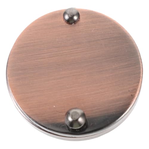 OSALADI Protector de Mirilla de Puerta de Metal Cubierta Giratoria Antivisión para Privacidad Protector de Visor para Hogar Oficina y Hotel Acabado Antiguo