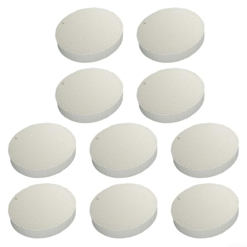 Flame Fire Sense Hiland Lot de 8 plaques de brûleur de rechange pour plaques alvéolaires 3 trous pour modules chauffants de terrasse