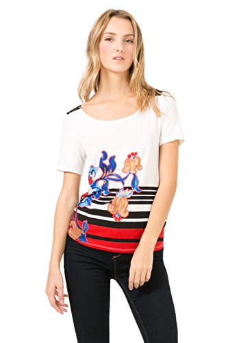 Tee-shirt Desigual Enero Blanc 61t25q2 Taille XXL pour Homme