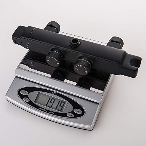 Thermostatic Shower System Exposed Bathroom Shower Combo Set Multifunction Shower Faucet Set With Shower Head, Handheld Shower, Bathtub Faucet, Bidet Spray,Chrome Kitchen Sink Faucets ( Color : Black #TOP6