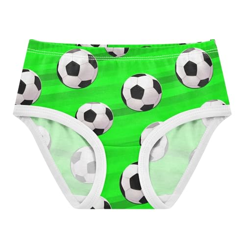Black White Soccer Balls Green Girls Underwear Toddlers 2t Cotton Cute Panties Girl Print Underpants Briefs