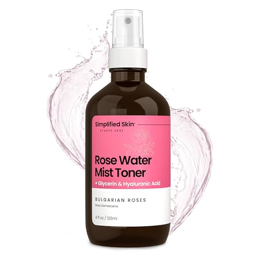 Simplified Skin Rosewater and Glycerin Spray for Face & Hair