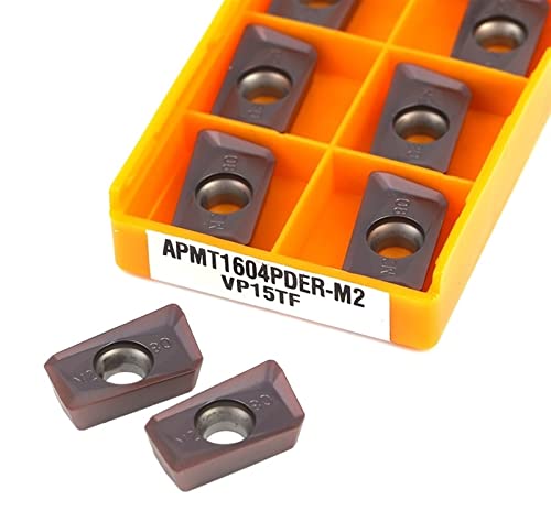 Insert de fraisage APMT1604PDER-M2 15TF, plaquette de rechange pour tour CNC