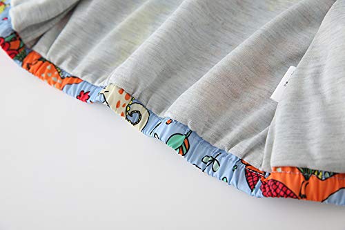 Feidoog Boys Lightweight Jacket Kids Cartoon Outerwear Windbreaker Zipper Hooded Jackets Coat3