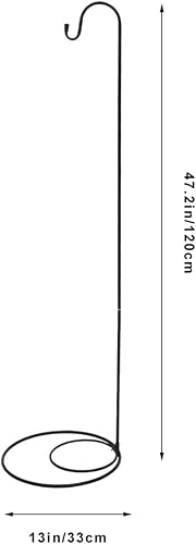 Miniatura 6 de Yardwe Ganchos para exteriores, macetas de metal, comederos para pájaros al aire libre, ganchos colgantes para plantas, ganchos en S, para