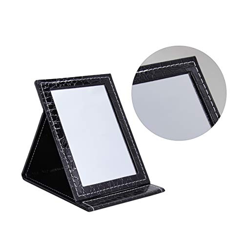 Espejo de maquillaje portátil plegable Wooneky miniatura 2