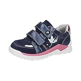 RICOSTA Kinder Sneaker BOBI, Weite: Mittel (WMS),lose Einlage,Blinklicht,Sportschuhe,Freizeitschuhe,Klettschuhe,Kids,Nautic/Blush (173),29 EU / 11 Child UK