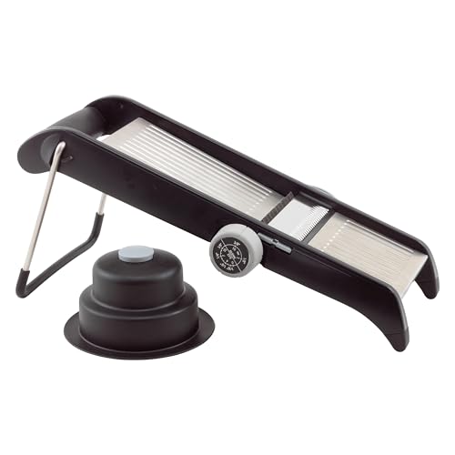 Winco 4 13/16" Mandoline Slice Set Plastic Mandoline Slicer Set with Handle by Winco - Used condition - US$61.81