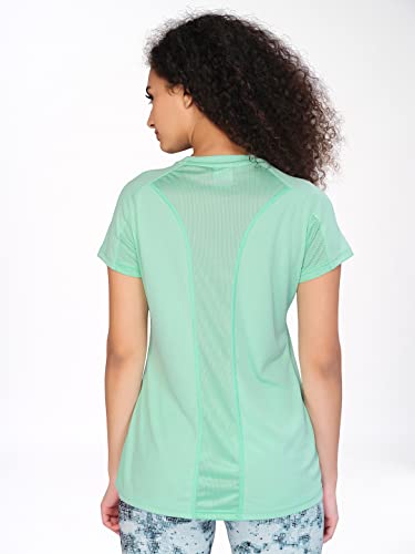 Image of TECHNOSPORT Women's 100% Polyester Regular Fit T-Shirt