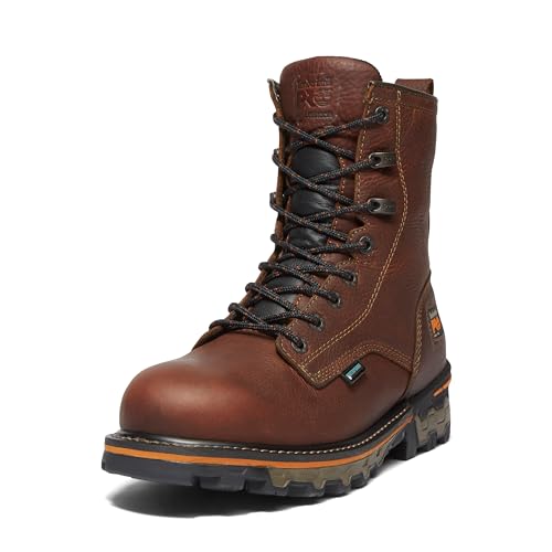 Timberland PRO Men's Boondock 8 Inch Soft Toe Waterproof Industrial Work Boot