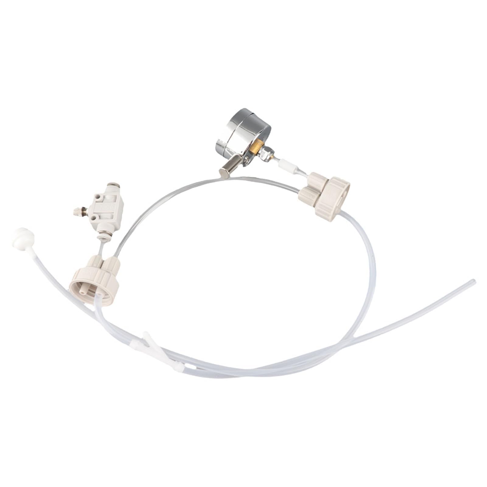 Kit de Système de Générateur de CO2 avec Manomètre, DIY Système pour Aquarium Plante, Kit de Bouchon de Bouteille de jauge de Valve de Tube Pro