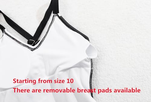 J·E Sterguard Girls' Swimwear Swimsuit Kids Bathing Suit One Piece Suits Swim for 8-16 2212814