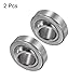 HARFINGTON 2pcs GE6C Spherical Plain Bearing 6mmx14mmx6mm Sealed Spherical Radial Ball Bearing