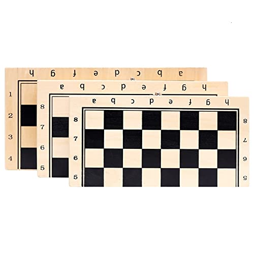 ZAW Schach Magnetisches Schachspiel Neue Massivholzfalzierung Hohe Qualität Schachbrett Spiele Panel Holzdruck Professionelle Unterhaltung Chess (Color : 34x34x2.5cm)