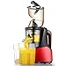 Presse-agrumes Vertical Presse-agrumes Fruits Et Légumes Presse-agrumes Lente Grande BPA Lente Presse À Froid 95mm Large Bouche Fonction Inverse Moteur Silencieux Tasse De Presse-agrumes,RED+IceNet