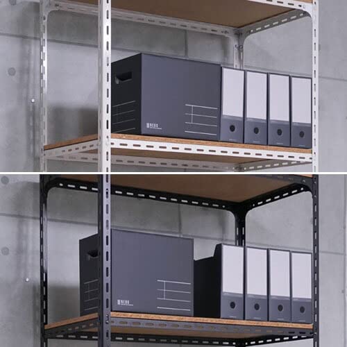 Amazon｜スチールラックのキタジマ アングル棚 4段 幅180×奥行45×高さ