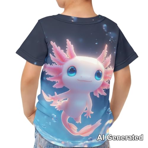 Image of Xhuibop Kids T Shirts for Boys Size 3-16 Girls Short Sleeve Sportswear Active Tops
