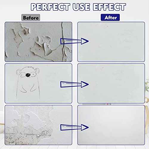 Spackle Wall Repair Kit, Drywall Repair Kit Easy To Fill Small Holes Cracks, 2 Pcs Wall Hole Filler With Scraper, Wall Putty For Filling Holes, Plaster Dent And Scratch Wall Mending Agent #TOP1