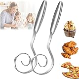 Seamless Dough Whisk for Sourdough, 2026 New 9' Stainless Steel Dough Whisk Tool for Sourdough Bread Baking, Whisking, Pizza, Pastry, Cake Batter, Biscuits, Dishwasher Safe (2PCS)